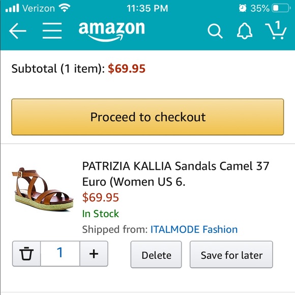 Patrizia Kallia Sandals, size 6 1/2-7, BNIB - Picture 8 of 8